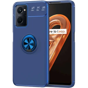 Oppo A76 Kılıf Ravel Silikon Kapak-Mavi