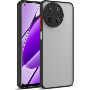 ZORE Realme 11 4g Kılıf Hux Kapak-Siyah