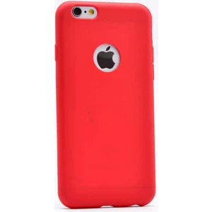 ZORE iPhone 4s Uyumlu Premier Silikon Kapak-Kırmızı