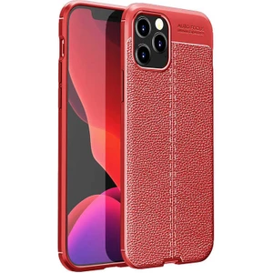 ZORE iPhone 12 Pro Max Uyumlu Niss Silikon Kapak-Kırmızı