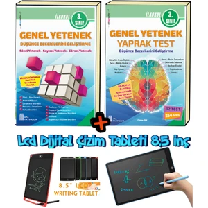 Ata Yayıncılık 3. Sınıf Yeni Nesil Bilsem konu soru set+ lcd çizim tableti