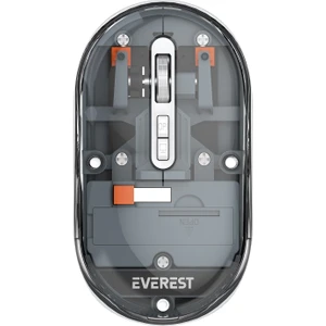 SM-BT29 Glassy USB Gri Transparan 2in1 Bluetooth ve 2.4ghz Kablosuz Mouse