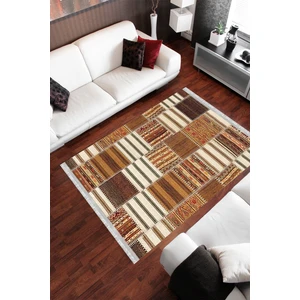 Homier Collection Homier Westa Kalitesi Yıkanabilir Kaymaz Taban Kilim ve Yolluk H-PW-8074A
