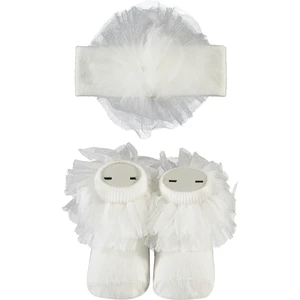 Civil Baby Kız Bebek Çorap Ekru