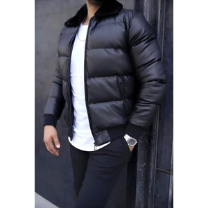 Erkek Kürklü Yaka Şişme Mont