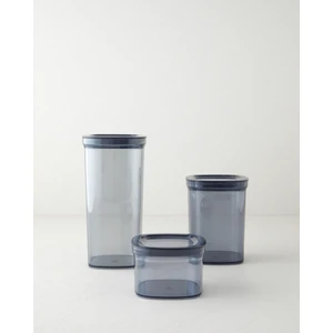 English Home Jade Plastik 3'lü Kavanoz 700 ml – 1,4 L – 2 L Füme