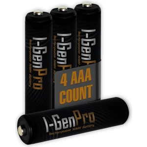 I-Gen Batteries I-Gen Pro P162 4 Adet AAA 1100 mAh Şarj Edilebilir İnce Kalem Pil 1.2V Ni-MH Şarjlı Pil
