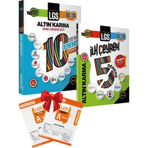 Altın Karma Yayınları Lgs 10 Genel 5 Ilk Çeyrek Deneme Seti (Hediyeli)