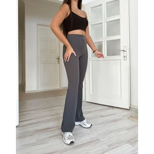 Paw Garage Çimalı Palazzo Pantolon, 4 Mevsim, En Boy Likralı, Favori Pantolon, Iş Pantolonu