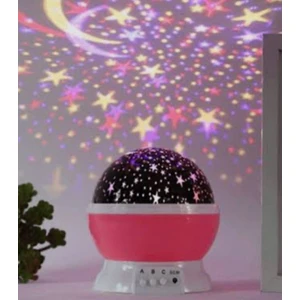 Starmaster Pembe Gökyüzü Projeksiyon Samanyolu Uzay Star Master Gece Lambası-Renk Seçenekli-