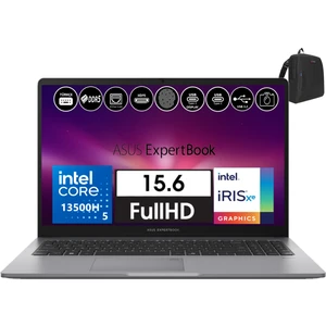 Expertbook P1 P1503 Intel Core I5-13500H 8gb Ddr5 512GB SSD Freedos 15.6 Fhd Taşınabilir Bilgisayar EXP1503CVAI58512S0D02+ZETTAÇANTA