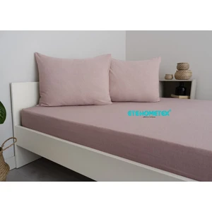 Ete Hometex Çift Kişilik Pamuklu Fitted Lastikli Çarşaf Takımı 160X200 cm +30 cm Derinlik