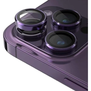 Sloopy Iphone 14 Pro Max / 14 Pro Kamera Lens Koruyucu Mor