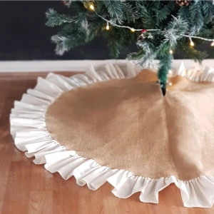 Yılbaşı Çam Ağacı Örtüsü, Natürel 110 cm