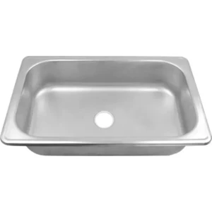 Paslanmaz Dikdörtgen Eviye 27 x 33 x 15 cm