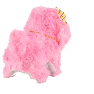 Uzman İthalat Oyuncak Peluş Köpek Sevimli Köpek Sesli Hareketli Pembe
