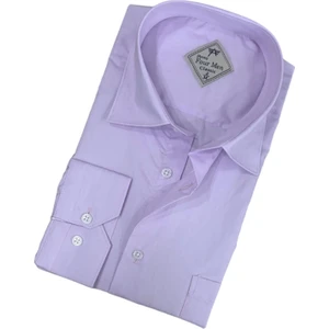 Gömlek Galerisi Klasik Rahat Kesim Düz Uzun Kollu Erkek Gömlek