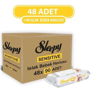 Sensitive Islak Havlu 48X90 (4320 Yaprak)