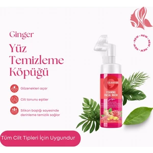 Yüz Yıkama Köpüğü Gözenek Açıcı Silikon Fırça Başlıklı Yüz Temizleyici Aleo Vera