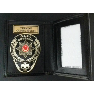 Özel Güvenlik Rozetli Cüzdani,satın/al-Sıvıle Satılmaz-Sadece Özel Güvenlik Görevlisi Satın Alabılır.