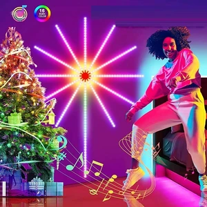 Vıp Kalite Havai Fişek Noel Işığı App Smart Control Ic LED Rgb Fıreworks Lıght Full+Full Renkli LED