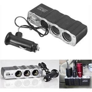 OTO MOTTO Araba Araç Oto Çakmak  Çoklayıcı Çoğaltıcı Soketi USB Çakmaklık