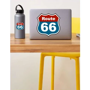 Sticker Usta Route 66 Sticker Araba Oto Motosiklet Karavan Sticker Etiket 00387