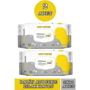 Atocure Islak Mendil 60'lı 2 Adet