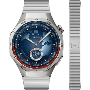 Huawei Watch Gt5 46mm Gt5 Pro Gt4 46mm Gt3 46mm Gt3 Pro Gt3 Se Gt2 ile Uyumlu Kordon Lansman Çelik Kayış