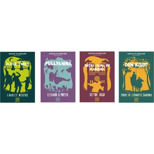 Oliver Twist - Polyanna - Notre-Dame'nin Kamburu - Don Kişot 4'lü Set