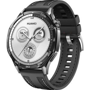 Huawei Watch Gt5 Pro 46MM ile Uyumlu Metal Tokalı Dikiş Detaylı Şık Dokuma Silikon Kordon