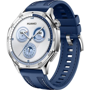 Huawei Watch Gt5 Pro 46MM ile Uyumlu Metal Tokalı Dikiş Detaylı Şık Dokuma Silikon Kordon