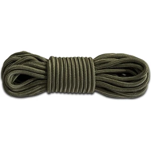 20 mt 6 mm Haki Renk Polyester Içi Dolgulu Dağcılık Kamp Gemici Hamak Salıncak Iskota Ipi