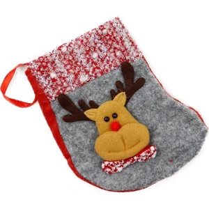 Patladı Gitti Yılbaşı Çam Ağacı Süsü Geyik Çorap Özel Dekor Noel Süsü 15 cm