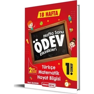 Kırmızı Beyaz Yayınlar (Sınıf: 1) Haftasonu Ödev Etkinlikleri
