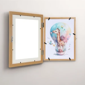 Açılır Kapaklı Çocuk Resim ve Aktivite Sergileme Çerçevesi