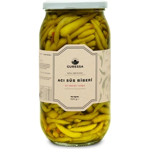 Acı Süs Biberi Turşusu 1200 Gr Doğal Ev Yapımı