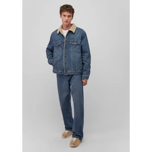 Zander Classic Denim Suni Kürklü Indigo Mavisi Jean CEKET0111214-88557