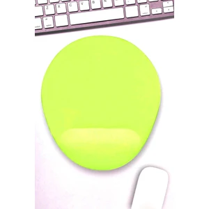Bilek Destekli Mousepad - Kaymaz Mouse Ped - Fare Pedi - Oval Mouse Altlığı - Oval Mousepad - Mouseped