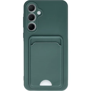 Samsung Galaxy A35 5g Uyumlu Arka Kamera Korumalı Kart Koyulabilen Silikon Kartlıklı Kılıf Kapak