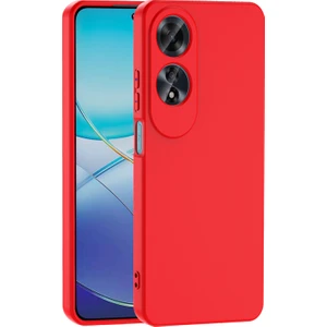 Techno Guru Oppo A60 Kılıf Kadife Dolgulu Şık Candy Lansman Silikon Kapak