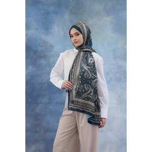 Petrol Hint Vual Şal -  5005-04