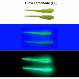 Spıınx Sandworm Sılıkon 6cm 18p Glow Lemonade