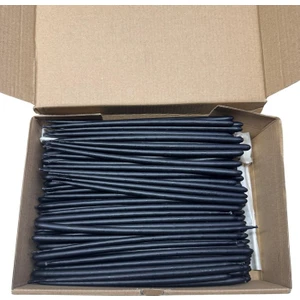 20 cm Yüksekliğinde Konik Party Mum (12 Li ) Siyah