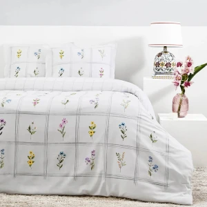 Reborn Organik Pamuk Çift Kişilik Saten Nevresim Takımı Harmony Yeşil