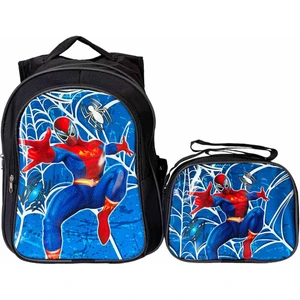 Örümcek Adam Figürlü İlkokul Anaokul Erkek Çocuk Beslenme / Sırt Çantası