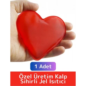 Özel Üretim Kalp Şeklinde El Isıtıcısı Kamp Gündelik Kullanım Sihirli Jel Isıtıcı Cep Sobası 1 Adet