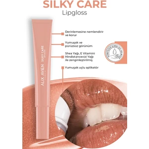 Dolgun Gürünüm ve Nemlendirici Etkili Dudak Parlatıcısı - Silky Care Lipgloss 301 Pure Copper