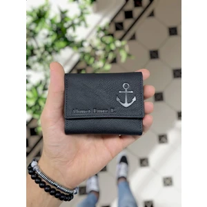 Visso Leather Visso 660 Deri Isme Özel Güçlü Mıknatıs Kilitli Akordeon Yelpaze Kartlık Cüzdan Erkek Kadın Çanta Kişiye Özel