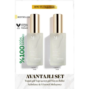 Gül Mayası Aydınlatıcı Tonik 2'li SET 50 mL